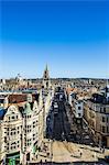 View of Oxford from Carfax Tower, Oxford, Oxfordshire, England, United Kingdom, Europe