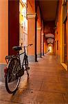 The arcaded streets of Modena, Emilia-Romagna, Italy, Europe