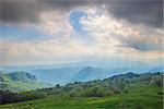 Panorama of the Beautiful Caucasian mountains landscape