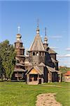 Ancient Russian tradicional wooden church in Suzdal