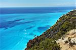 Amazing view of Gialos Beach, Lefkada, Ionian Islands, Greece