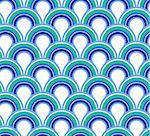 Blue wave abstract seamless background. Illustration in vector format
