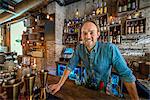 Portrait of bartender