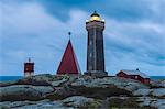 Lighthouse on rocky coast