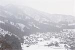 Shirakawa-go village under the snow, Gifu Prefecture, Japan