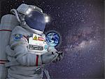 CG astronaut in space