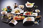 Assorted Japanese dishes