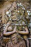 Close-up of sculpture, Pura Luhur Batukaru Temple, Gunung Batukaru, Bali, Indonesia