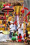 People praying, Temple Festival, Petulu, near Ubud, Bali, Indonesia