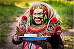 Topeng mask dancer at a temple festival, Gianyar, Bali, Indonesia