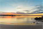 Carters Beach at Sunset using long shutter speed (Nova Scotia, Canada)