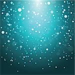 Christmas snowflakes on a colorful background. Vector illustration.