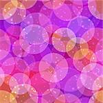 Seamless Abstract Background, Colorful Geometrical Figures, Circles and Rings
