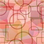 Abstract Seamless Background with Colorful Geometrical Figures