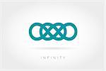 Limitless icon. Simple mathematical sign Isolated on White Background. Infinity symbol