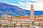 Historic Split architecture waterfront view, Dalmatia, Croatia