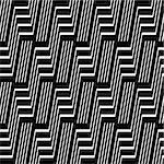Seamless geometric striped pattern. Vector art.