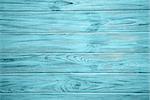 Old light blue vintage wooden old planks background