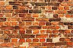 Texture of old brick wall. Can be used for wallpaper, web page background, surface textures