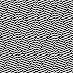 Striped diamonds pattern. Seamless geometric texture. Vector art.