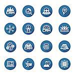 Flat Design Icons Set. Business and Finance. Isolated Illustration.