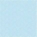 Wavy lines on a blue background. Seamless pattern, vector illustration