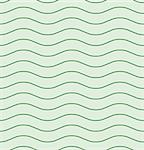Wavy lines on a green background. Seamless pattern, vector illustration
