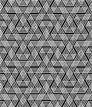 Seamless geometric pattern. Zigzag lines texture. Vector art.