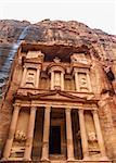 Al Khazneh - the treasury of Petra ancient city, Jordan