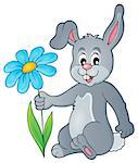 Easter bunny thematic image 1 - eps10 vector illustration.