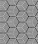 Seamless op art geometric pattern. Latticed structure. Vector art.