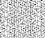 Seamless zigzag lines pattern. Geometric texture. Vector art.