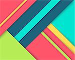 Abstract background with colorful layers. Vector illustration.