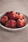 A bowl of pomegranates