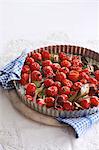 Oven-baked cherry tomatoes