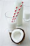 Coconut milk and coconut