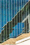 Glass facade of the Marie-Elisabeth-Lueders-Building, Government district, Berlin, Brandenburg, Germany, Europe