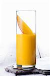 A mango smoothie