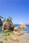 Kamogaiso(Duck's rocky shore), Uradome Coast,  Sea of Japan, Iwami-cho, Tottori Prefecture, Japan