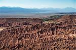 Death Valley (Valle de la Muerte), with San Pedro de Atacama behind, Atacama Desert, North Chile, Chile, South America