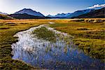 Andes Mountain Range, seen from Perito Moreno National Park, Santa Cruz Province, Patagonia, Argentina, South America