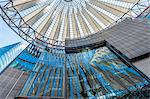 Roof of the Sony Center near Potsdamer Platz, Berlin, Brandenburg, Germany, Europe