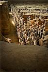 Pit 1, Warrtiors, Terracotta Army, UNESCO World Heritage Site, Xian, Shaanxi, China, Asia