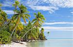 Couple on beach at Les Sables Roses (Pink Sands), Tetamanu, Fakarava, Tuamotu Islands, French Polynesia, South Pacific, Pacific