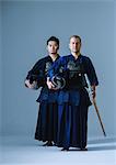 Japanese kendo athletes