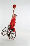 Wheelchair basketball player