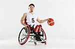 Wheelchair basketball player