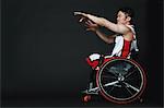 Wheelchair basketball player