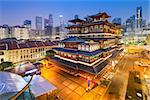 Singapore at the Buddha Tooth Relic Temple.