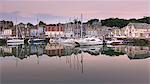 Padstow harbour at dawn, North Cornwall, England, United Kingdom, Europe